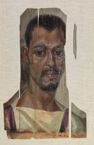 Retrato de Fayum (cera de encáustica em madeira)